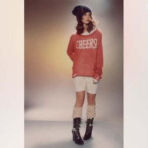 WildFox Couture Cheers Lenon Sweater in Fox Fur Size‎ XS